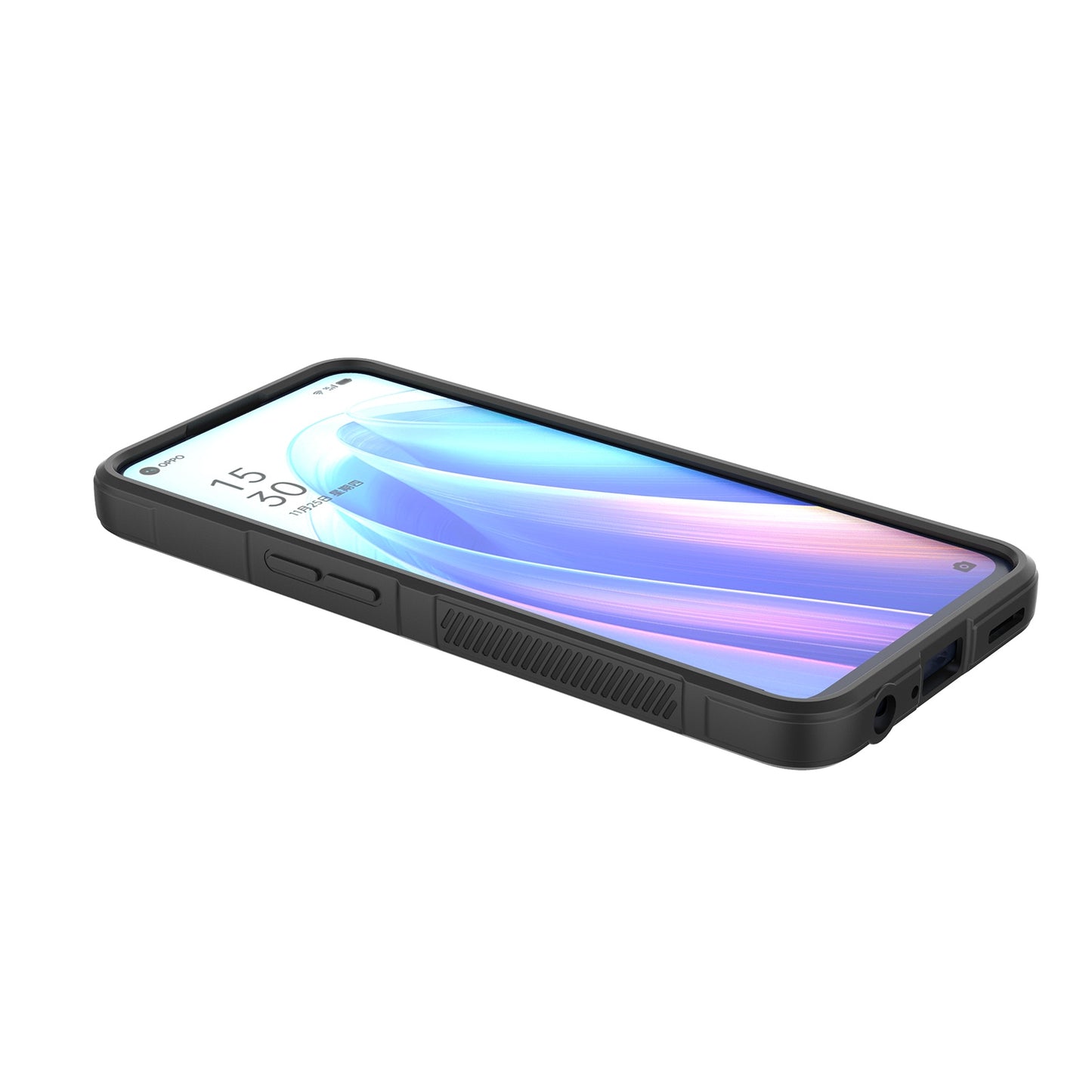 OPPO Find X5 Lite Magic Shield TPU + Flannel Phone Case: Durable, Non-toxic, Easy Access, Stylish Design