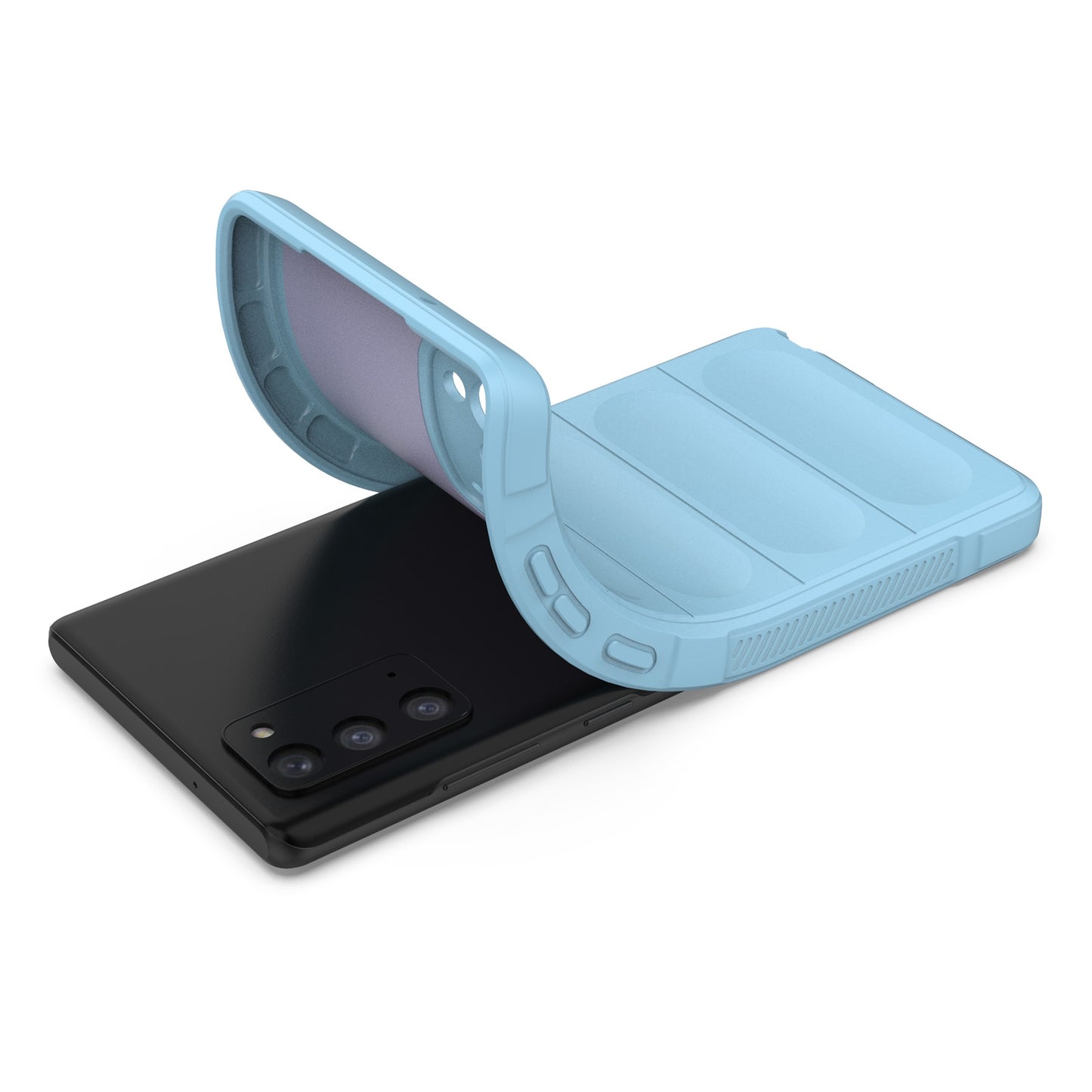 Samsung Galaxy Note20 Magic Shield TPU + Flannel Phone Case: Durable, Non-toxic, Easy Access, Stylish Design