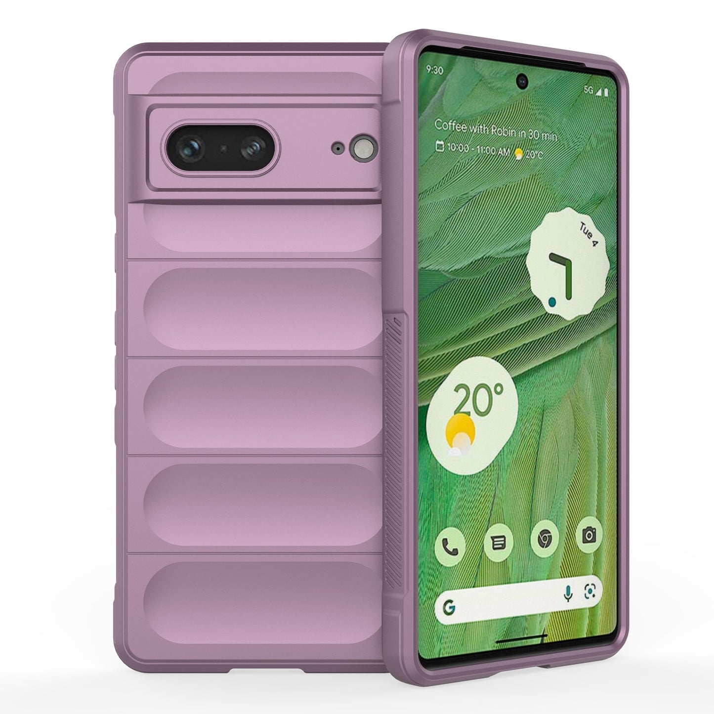Google Pixel 7 Magic Shield TPU + Flannel Phone Case: Durable, Non-toxic, Easy Access, Stylish Design