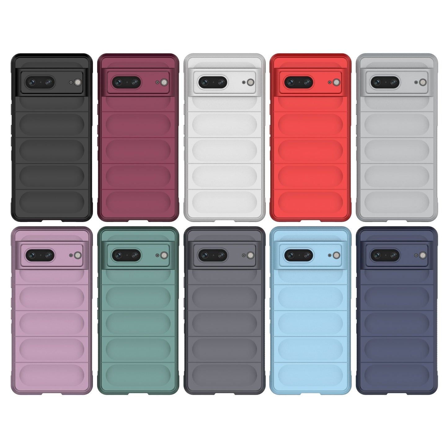 Google Pixel 7 Magic Shield TPU + Flannel Phone Case: Durable, Non-toxic, Easy Access, Stylish Design