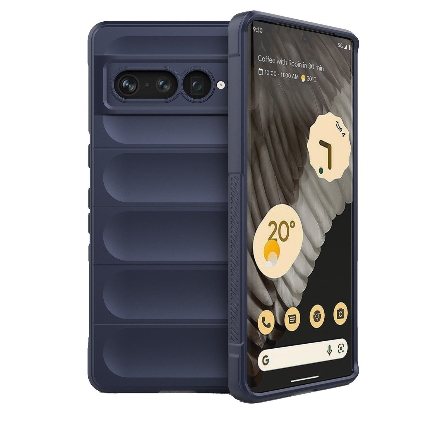 Google Pixel 7 Pro Magic Shield TPU + Flannel Phone Case: Durable, Non-toxic, Easy Access, Stylish Design