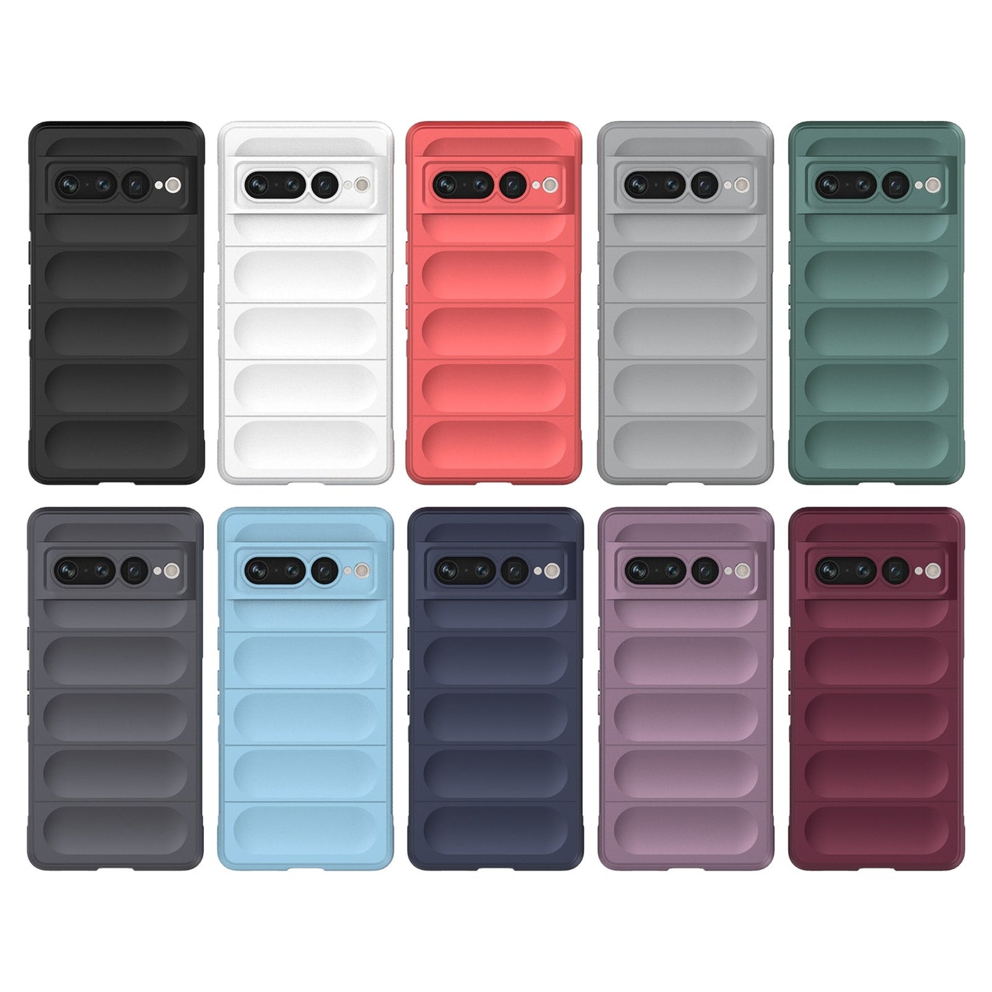 Google Pixel 7 Pro Magic Shield TPU + Flannel Phone Case: Durable, Non-toxic, Easy Access, Stylish Design