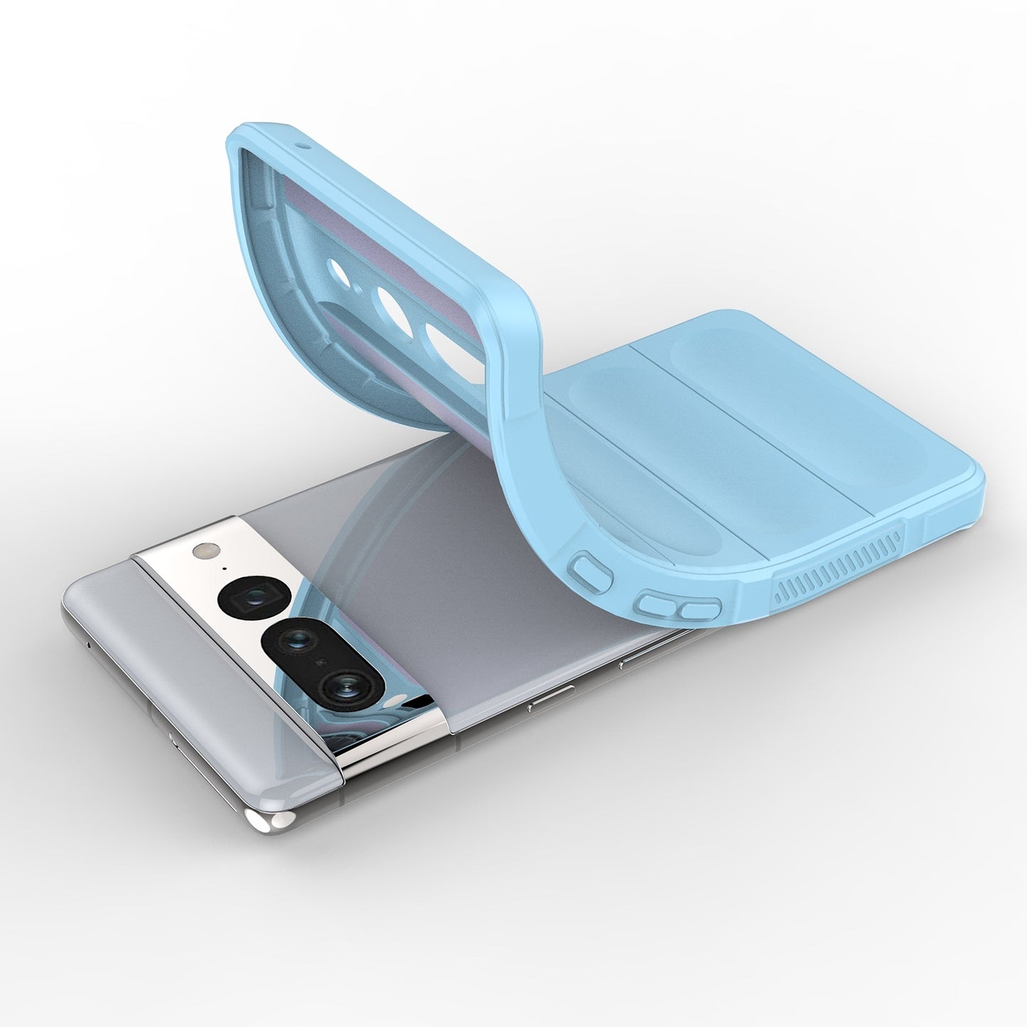 Google Pixel 7 Pro Magic Shield TPU + Flannel Phone Case: Durable, Non-toxic, Easy Access, Stylish Design