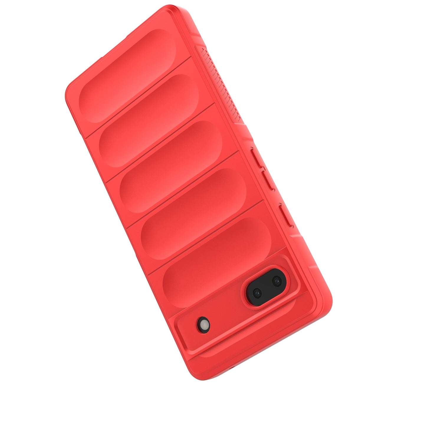 Google Pixel 6a Magic Shield TPU + Flannel Phone Case: Durable, Non-toxic, Easy Access, Stylish Design