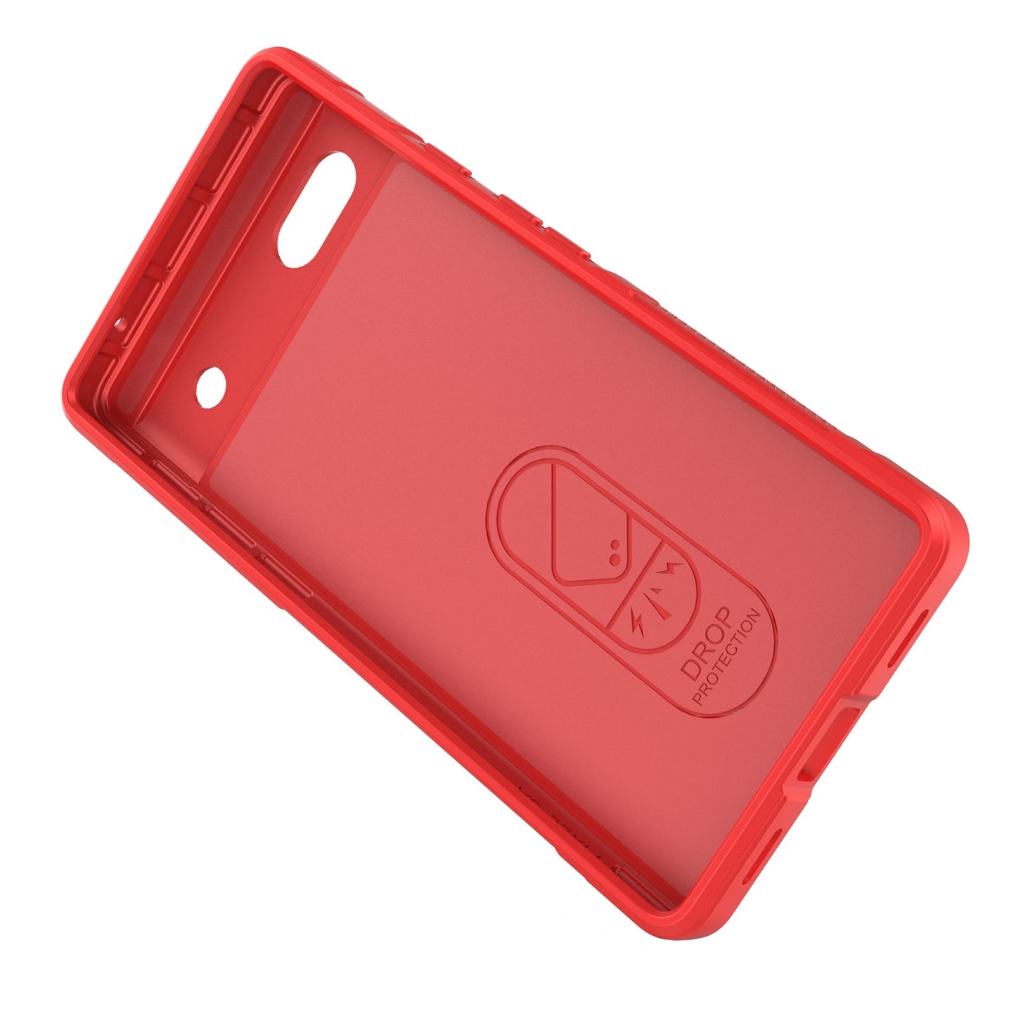Google Pixel 6a Magic Shield TPU + Flannel Phone Case: Durable, Non-toxic, Easy Access, Stylish Design