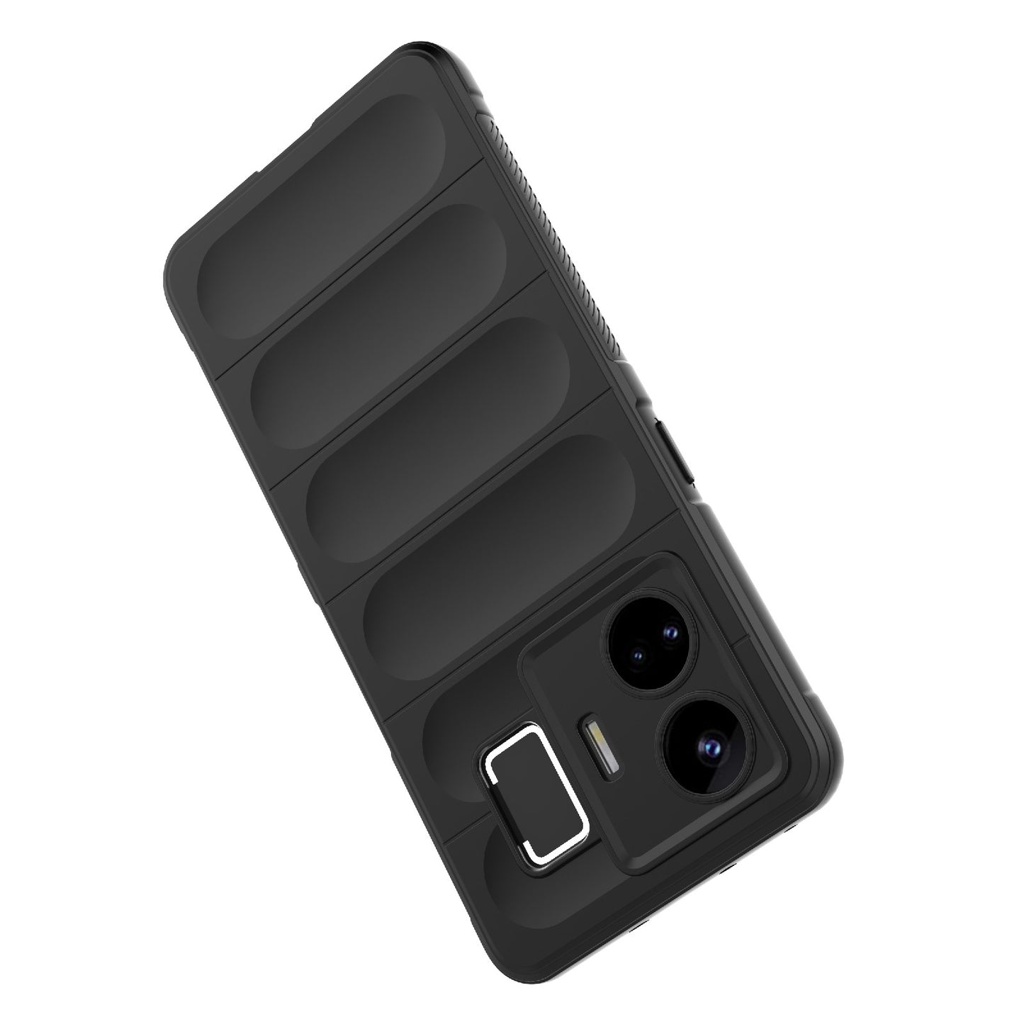 Realme GT Neo 5 5G Magic Shield TPU + Flannel Phone Case: Durable, Non-toxic, Easy Access, Stylish Design