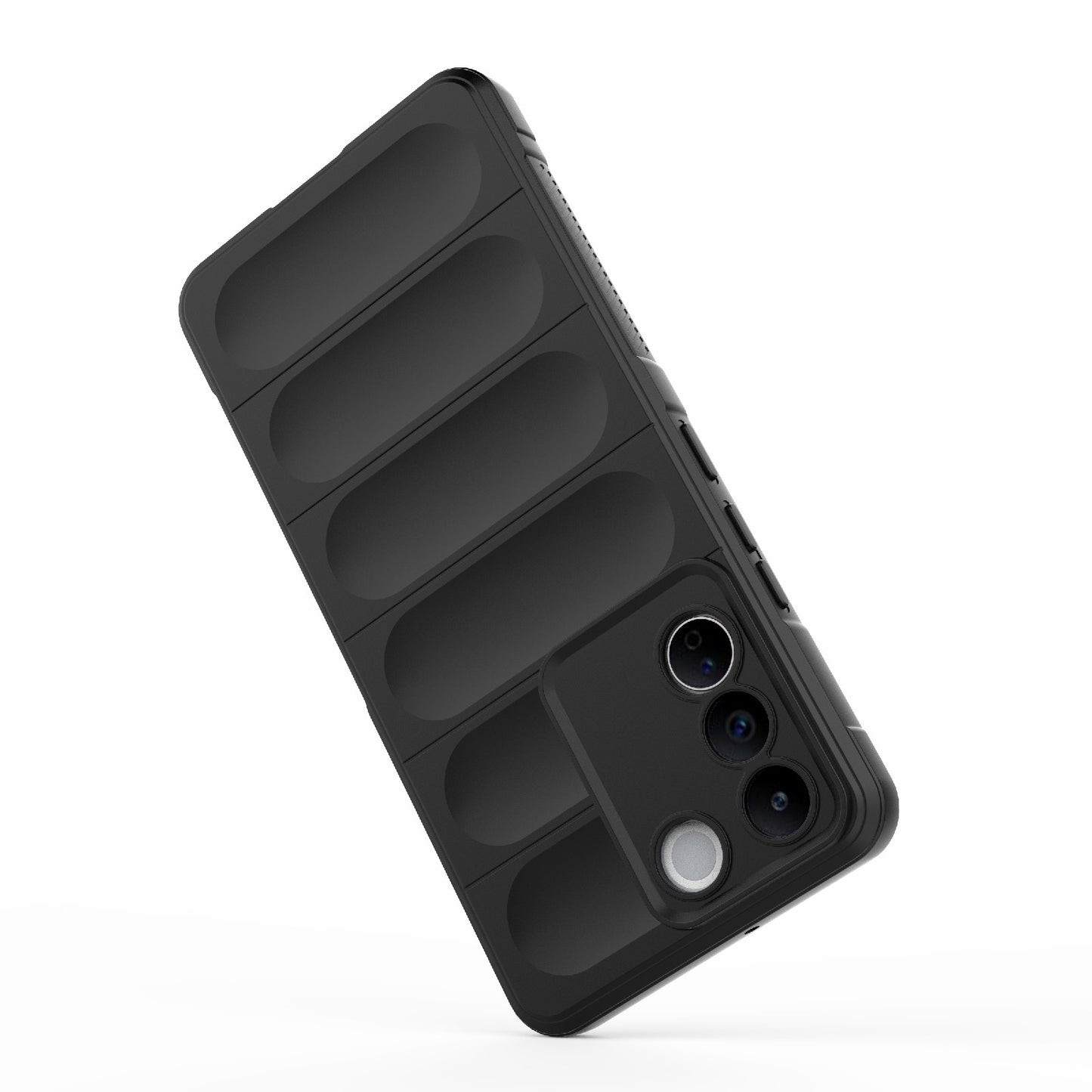 vivo S16e 5G Magic Shield TPU + Flannel Phone Case: Durable, Non-toxic, Easy Access, Stylish Design