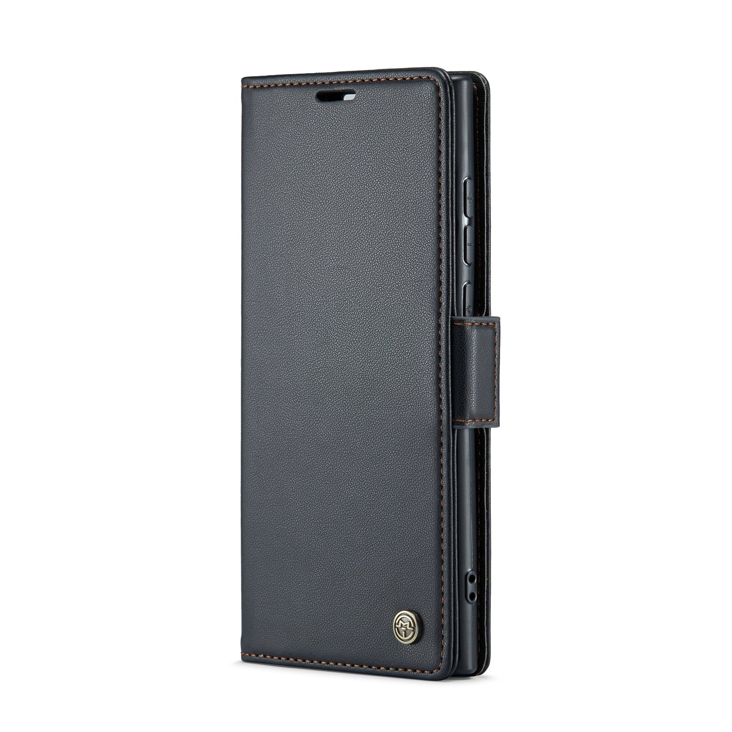 Samsung Galaxy S24 Ultra Leather Wallet Case - RFID Blocking, Stand Function, Card Slots