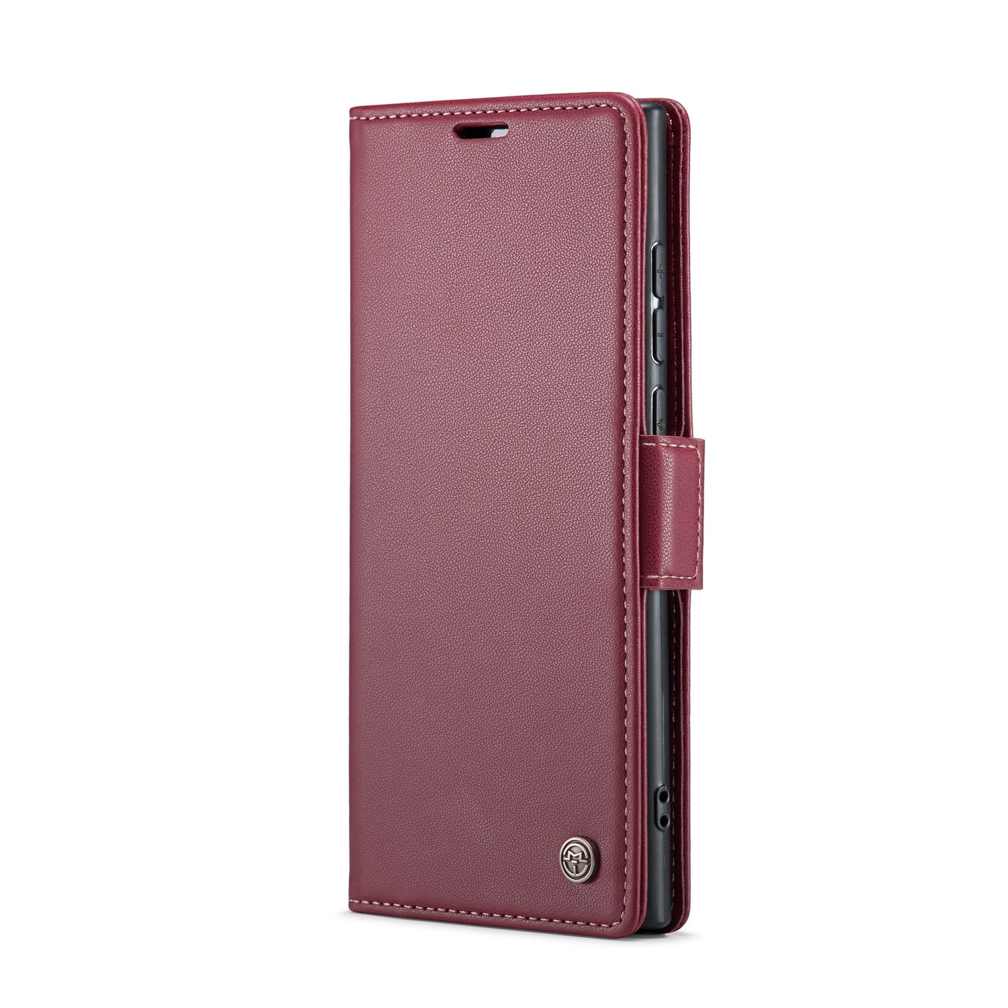 Samsung Galaxy S24 Ultra Leather Wallet Case - RFID Blocking, Stand Function, Card Slots