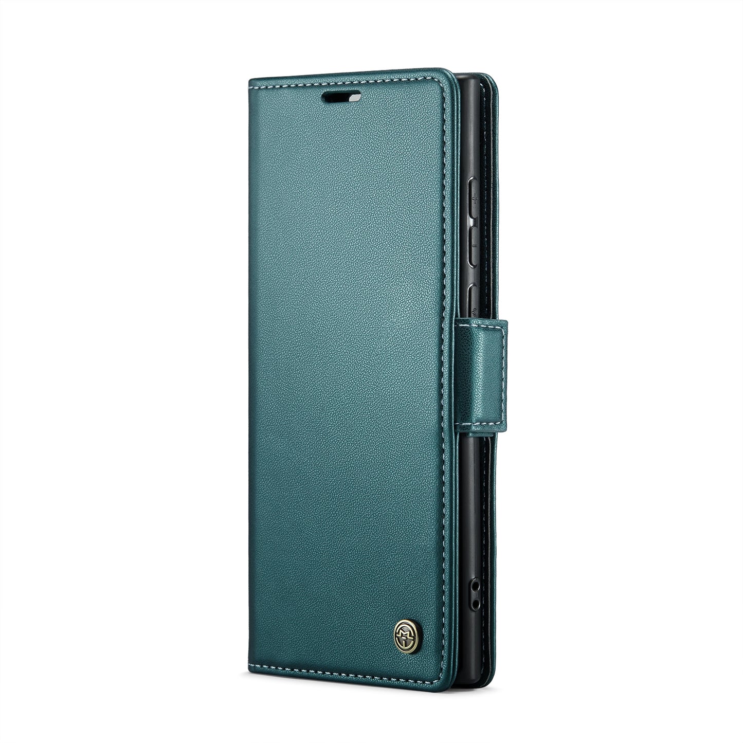 Samsung Galaxy S24 Ultra Leather Wallet Case - RFID Blocking, Stand Function, Card Slots