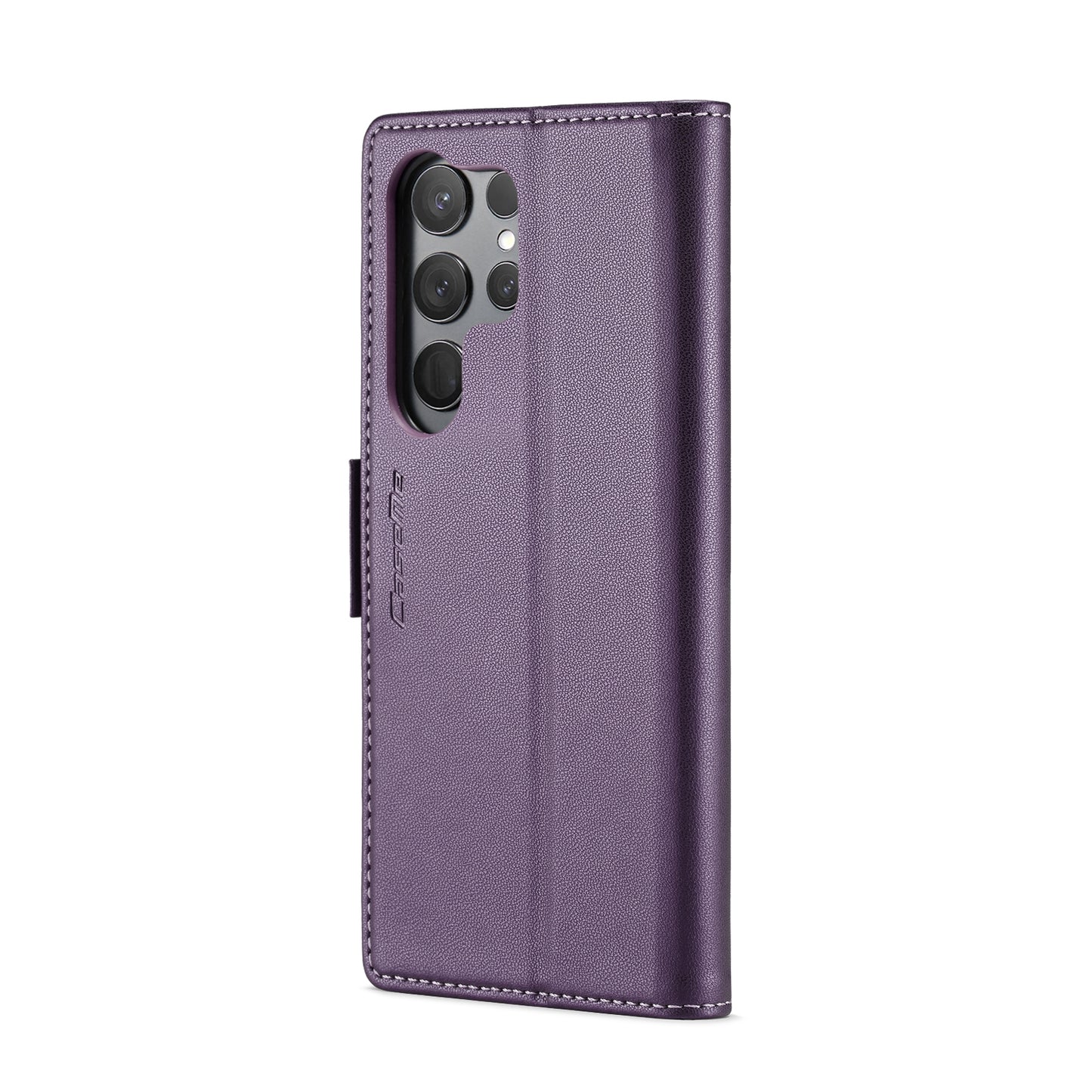 Samsung Galaxy S24 Ultra Leather Wallet Case - RFID Blocking, Stand Function, Card Slots