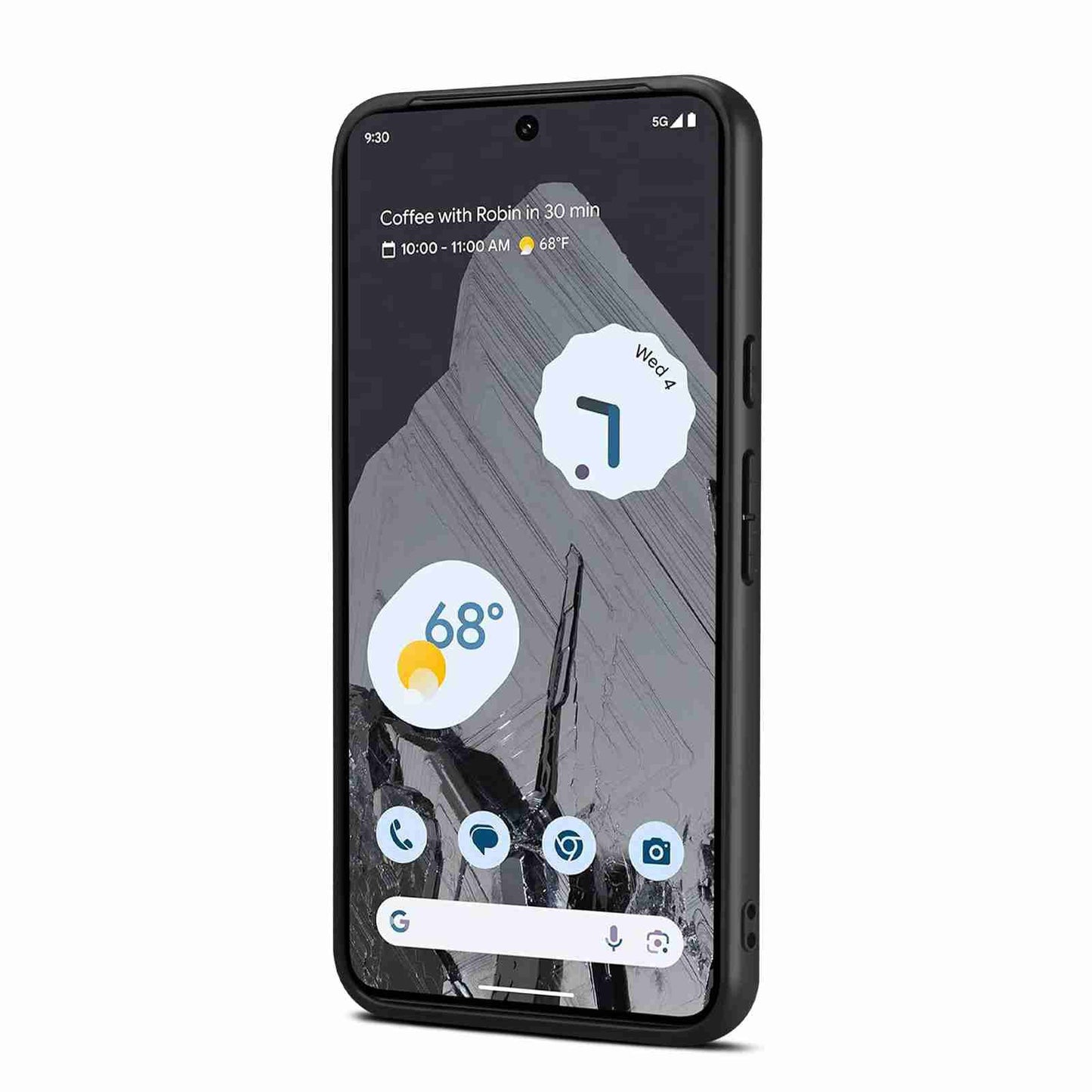 Google Pixel 6 Dual Card Slot Holder Phone Case – Patterned Design, Scratch & Dirt Protection, Convenient Holder