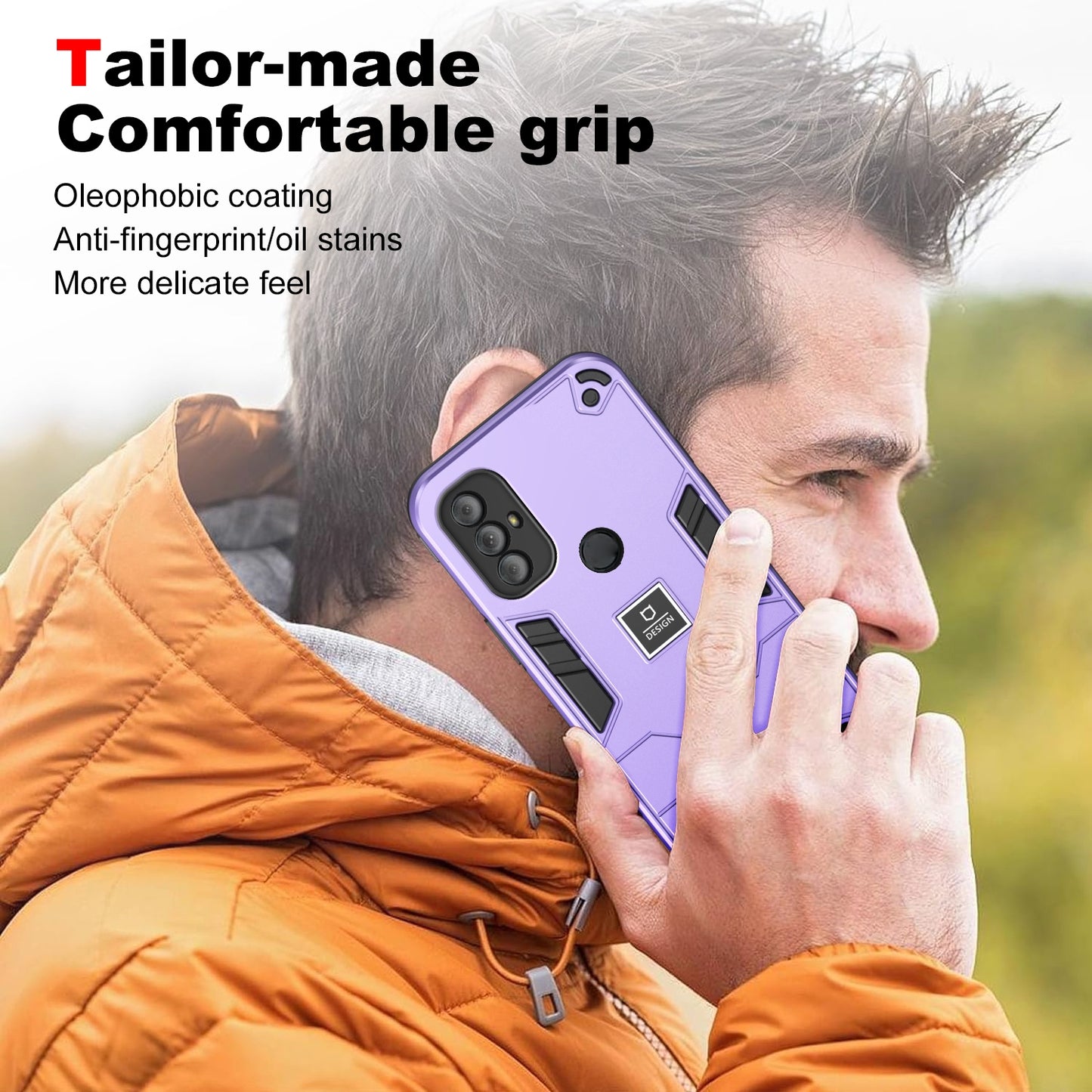 Motorola Moto G Power 2022 2 in 1 Shockproof, Lightweight Phone Case with TPU+PC Material, Fashionable Design, and Precise Cut-outs