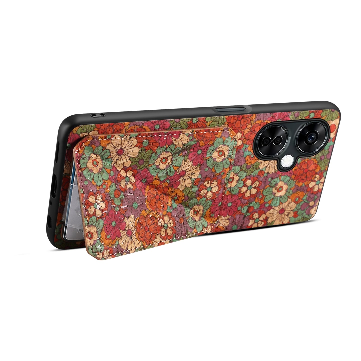 OnePlus Ace 3 Dual Card Slot Holder Phone Case – Patterned Design, Scratch & Dirt Protection, Convenient Holder