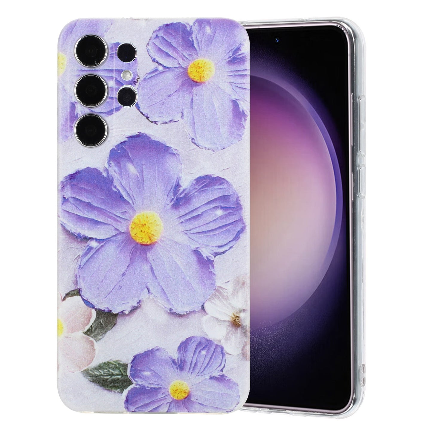 Samsung Galaxy S24 Ultra 5G TPU Phone Case with Colourful Painting Pattern – Wear-Resistant and Lightweight