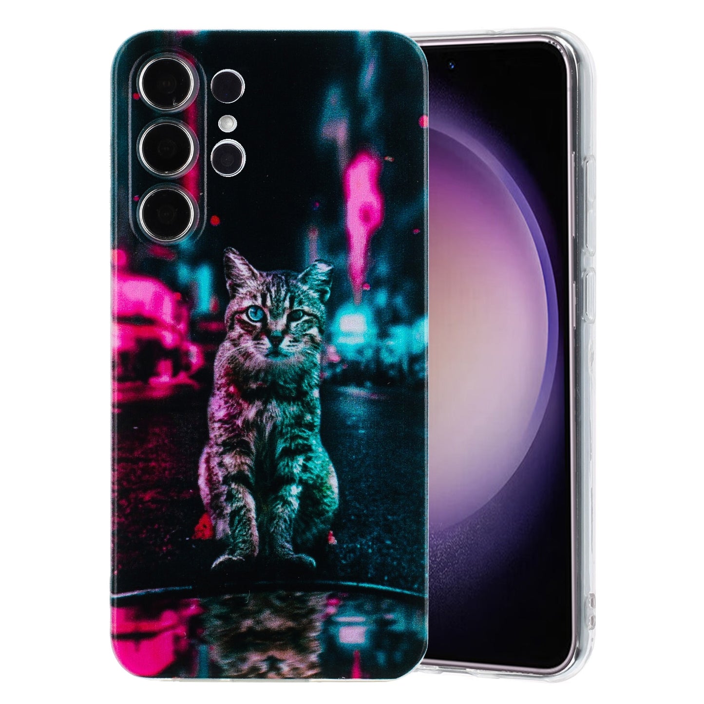 Samsung Galaxy S24 Ultra 5G TPU Phone Case with Colourful Painting Pattern – Wear-Resistant and Lightweight