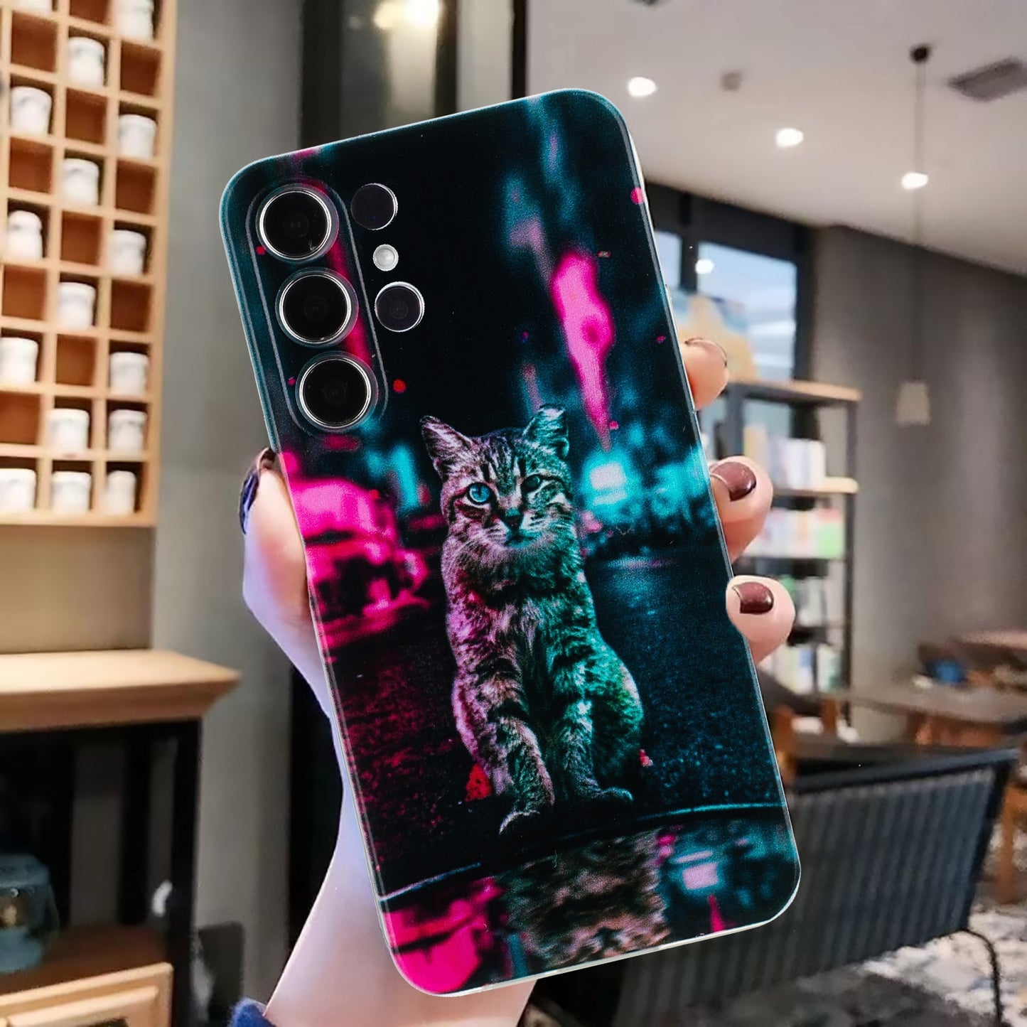 Samsung Galaxy S24 Ultra 5G TPU Phone Case with Colourful Painting Pattern – Wear-Resistant and Lightweight