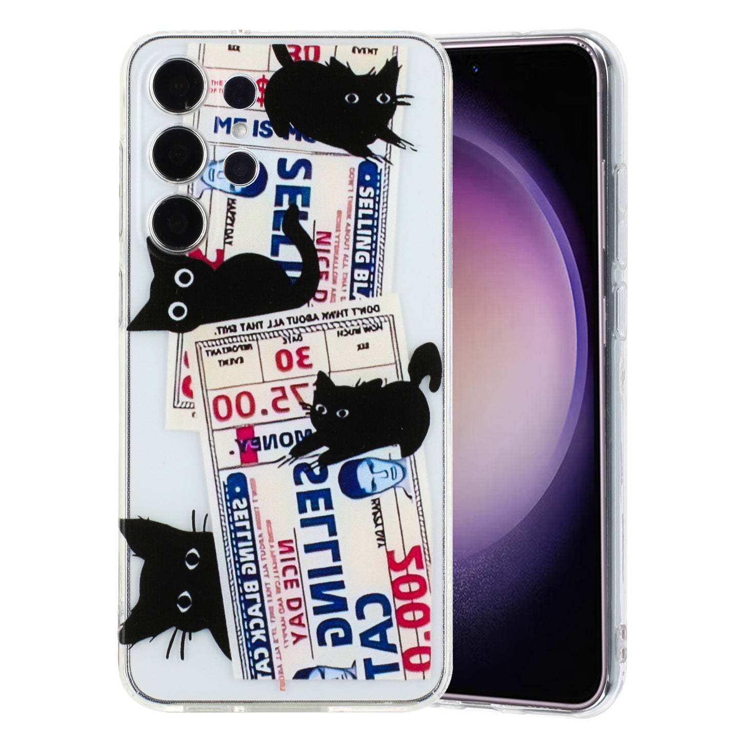 Samsung Galaxy S24 Ultra 5G TPU Phone Case with Colourful Painting Pattern – Wear-Resistant and Lightweight