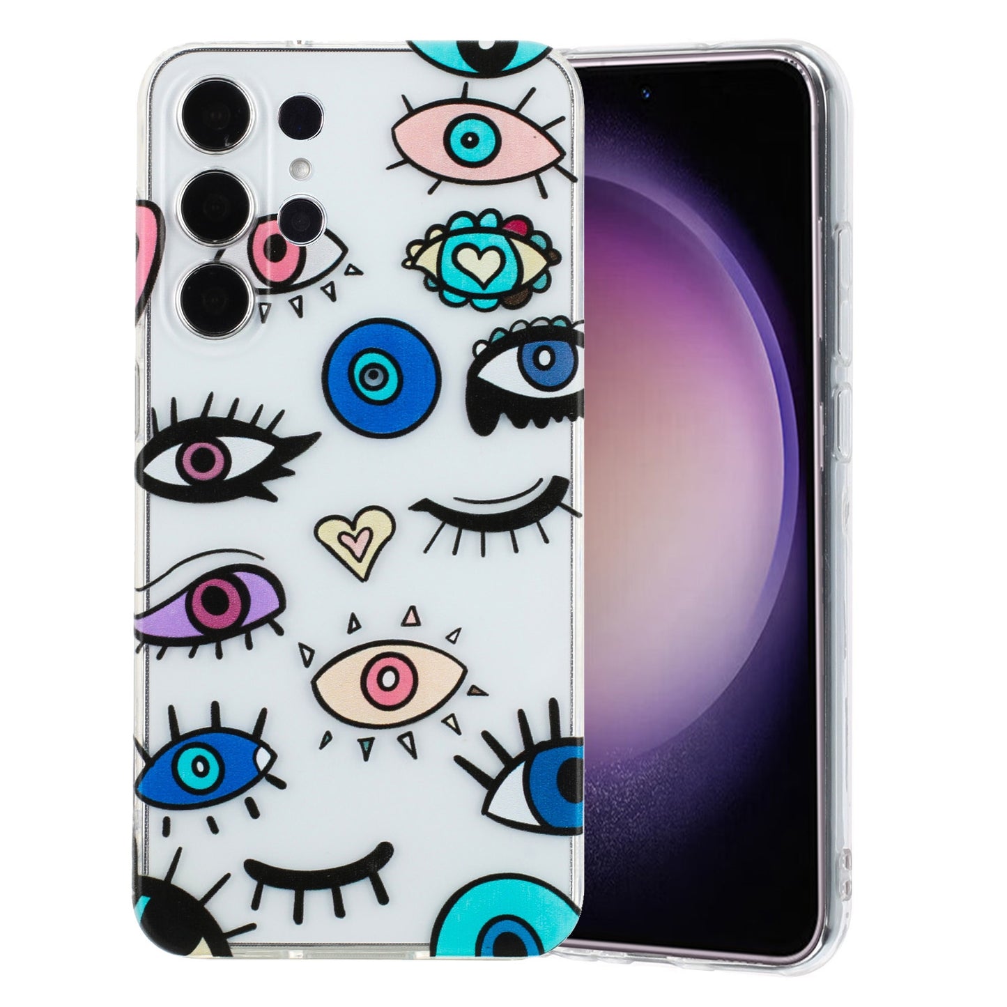 Samsung Galaxy S24 Ultra 5G TPU Phone Case with Colourful Painting Pattern – Wear-Resistant and Lightweight