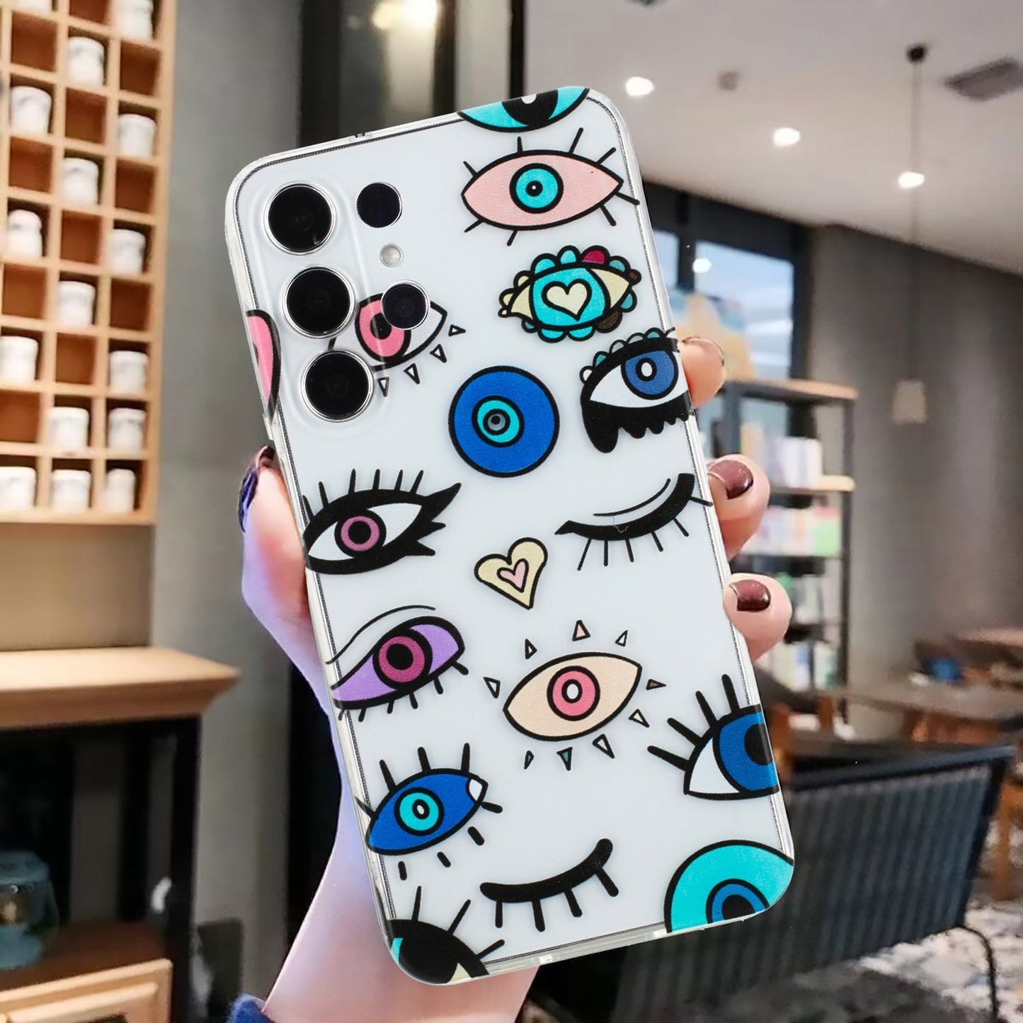 Samsung Galaxy S24 Ultra 5G TPU Phone Case with Colourful Painting Pattern – Wear-Resistant and Lightweight