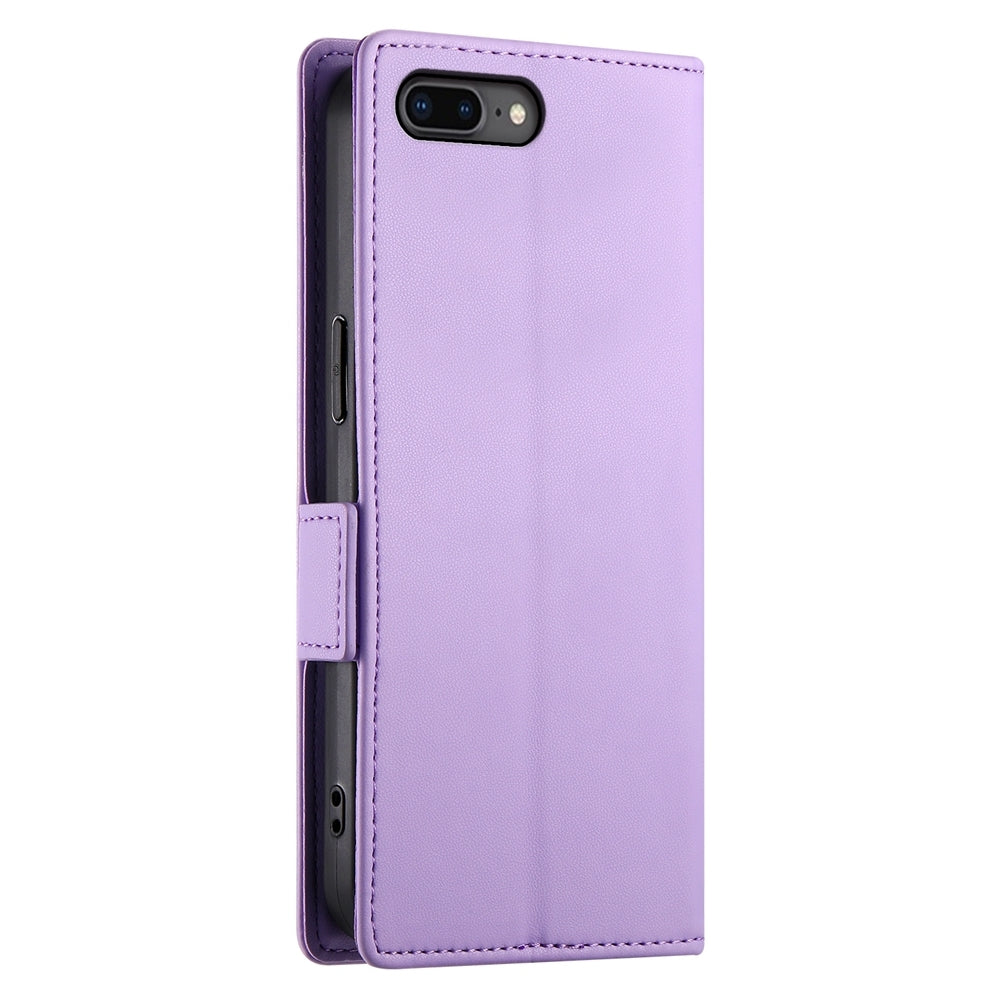 iPhone 8 Plus Wallet Case - Luxury Magnetic PU Leather Flip Cover with Card Slots, Stand & Shockproof Protection