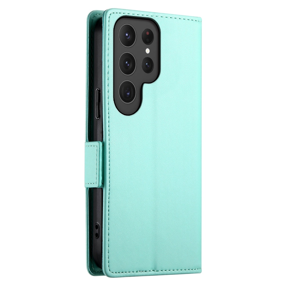 Samsung Galaxy S24 Ultra 5G Wallet Case - Luxury Magnetic PU Leather Flip Cover with Card Slots, Stand & Shockproof Protection
