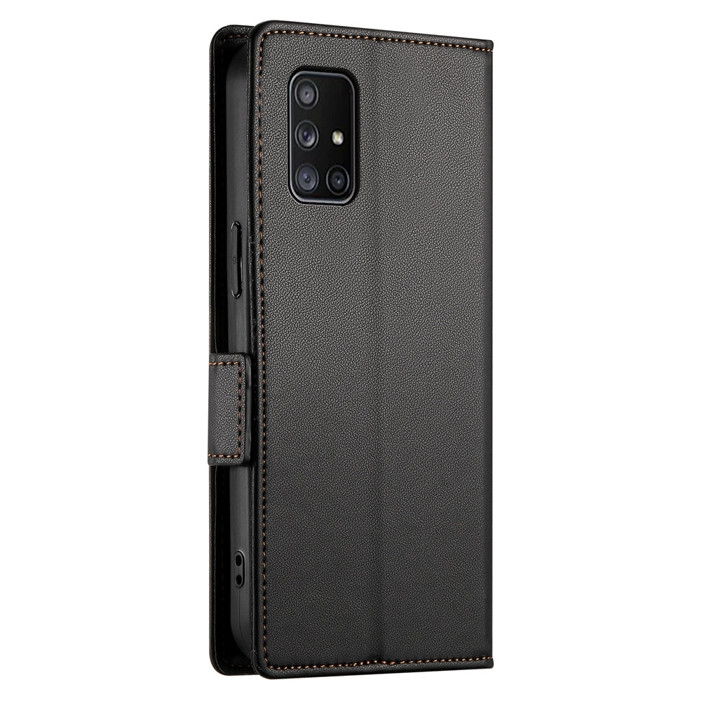 Samsung Galaxy A71 4G Wallet Case - Luxury Magnetic PU Leather Flip Cover with Card Slots, Stand & Shockproof Protection