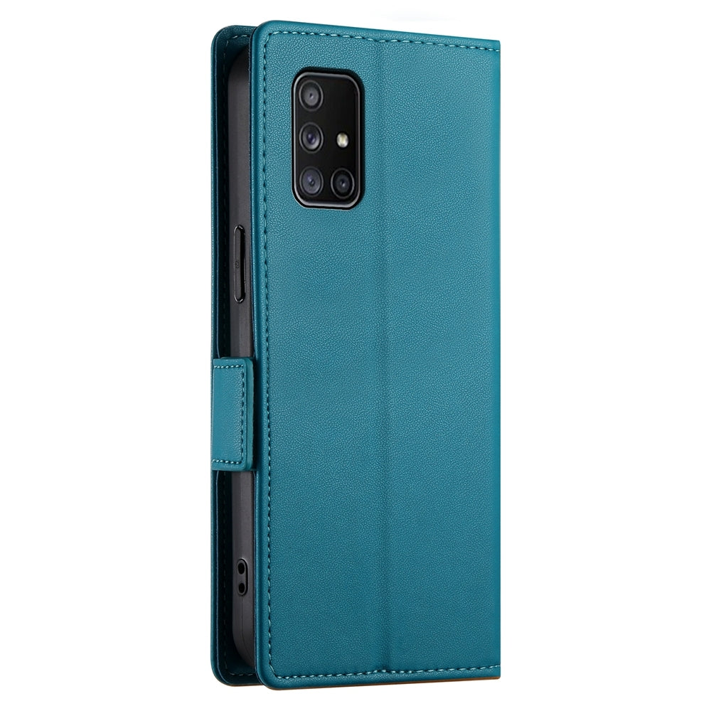 Samsung Galaxy A71 4G Wallet Case - Luxury Magnetic PU Leather Flip Cover with Card Slots, Stand & Shockproof Protection