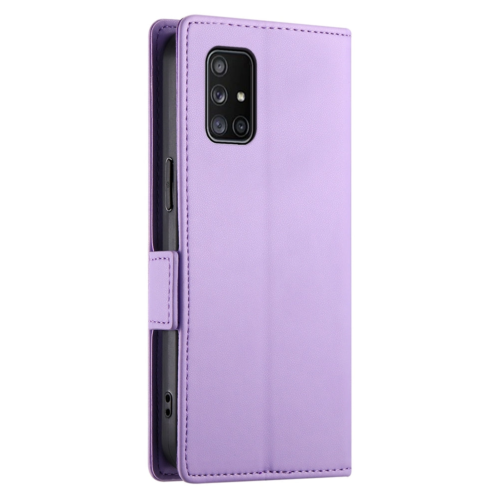 Samsung Galaxy A71 4G Wallet Case - Luxury Magnetic PU Leather Flip Cover with Card Slots, Stand & Shockproof Protection