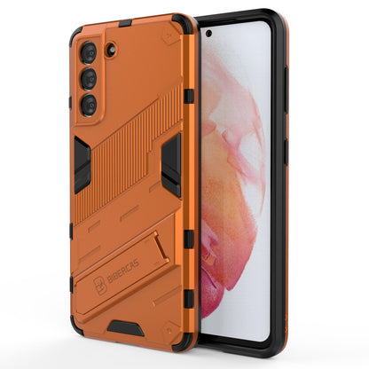 Samsung Galaxy S21 5G Shockproof Phone Case - Punk Armor 2-in-1 PC + TPU with Invisible Holder
