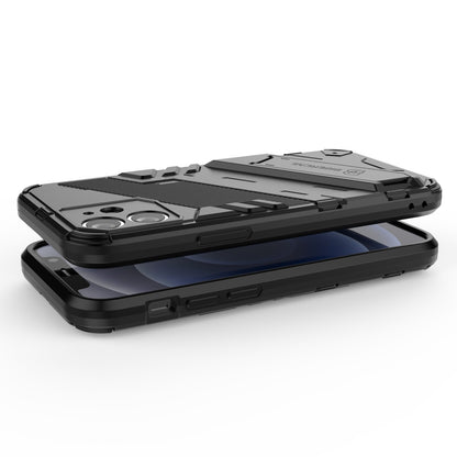 iPhone 12 mini Shockproof Phone Case - Punk Armor 2-in-1 PC + TPU with Invisible Holder
