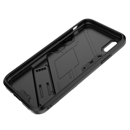 iPhone XR Shockproof Phone Case - Punk Armor 2-in-1 PC + TPU with Invisible Holder