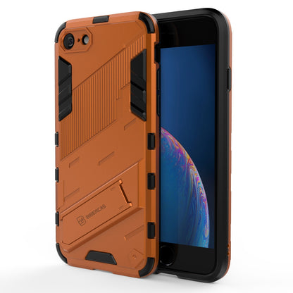 iPhone 8 Shockproof Phone Case - Punk Armor 2-in-1 PC + TPU with Invisible Holder