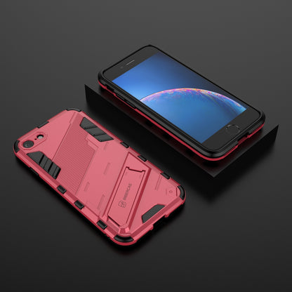 iPhone 8 Shockproof Phone Case - Punk Armor 2-in-1 PC + TPU with Invisible Holder