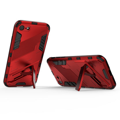 iPhone 8 Shockproof Phone Case - Punk Armor 2-in-1 PC + TPU with Invisible Holder