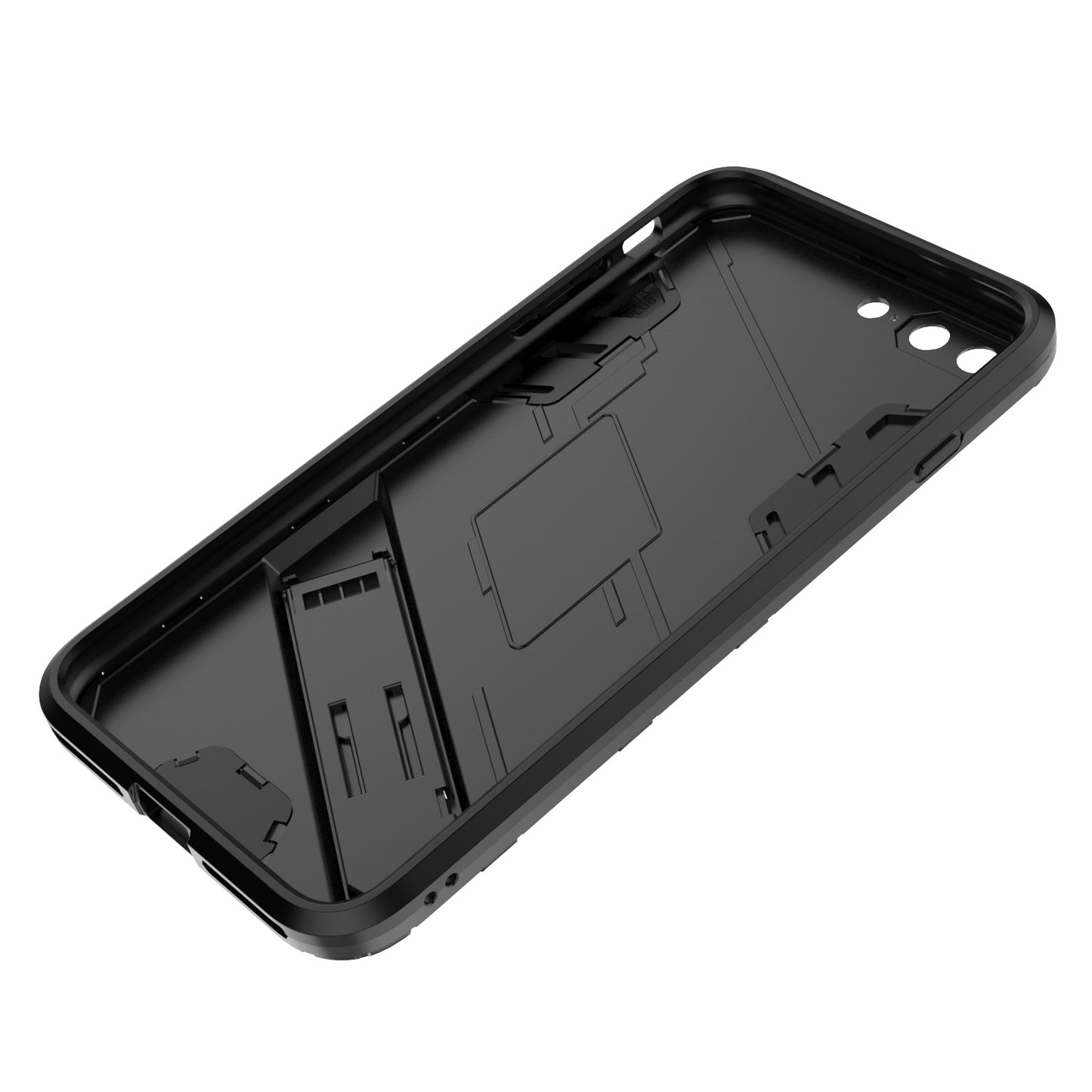 iPhone 8 Plus Shockproof Phone Case - Punk Armor 2-in-1 PC + TPU with Invisible Holder