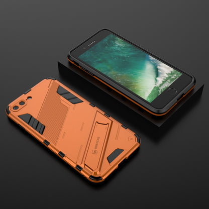iPhone 8 Plus Shockproof Phone Case - Punk Armor 2-in-1 PC + TPU with Invisible Holder