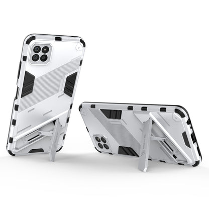Samsung Galaxy A22 5G Shockproof Phone Case - Punk Armor 2-in-1 PC + TPU with Invisible Holder