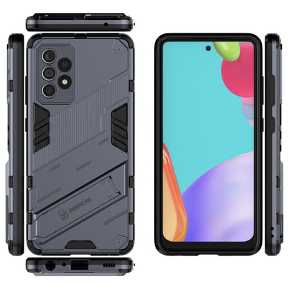 Samsung Galaxy A52 5G Shockproof Phone Case - Punk Armor 2-in-1 PC + TPU with Invisible Holder