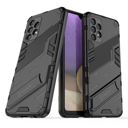 Samsung Galaxy A32 4G Shockproof Phone Case - Punk Armor 2-in-1 PC + TPU with Invisible Holder