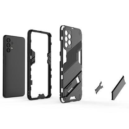 Samsung Galaxy A32 4G Shockproof Phone Case - Punk Armor 2-in-1 PC + TPU with Invisible Holder