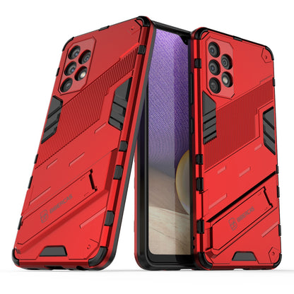 Samsung Galaxy A32 4G Shockproof Phone Case - Punk Armor 2-in-1 PC + TPU with Invisible Holder