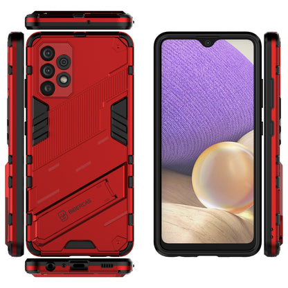 Samsung Galaxy A32 4G Shockproof Phone Case - Punk Armor 2-in-1 PC + TPU with Invisible Holder