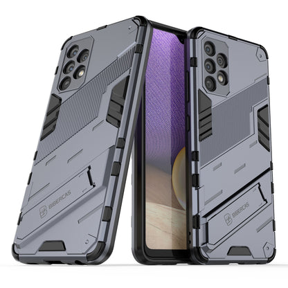 Samsung Galaxy A32 4G Shockproof Phone Case - Punk Armor 2-in-1 PC + TPU with Invisible Holder