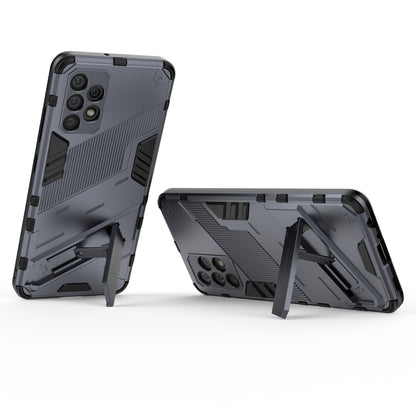 Samsung Galaxy A32 4G Shockproof Phone Case - Punk Armor 2-in-1 PC + TPU with Invisible Holder