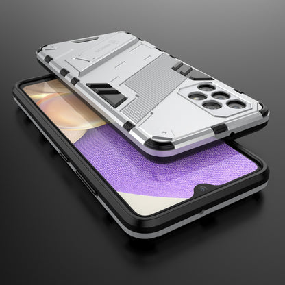 Samsung Galaxy A32 4G Shockproof Phone Case - Punk Armor 2-in-1 PC + TPU with Invisible Holder