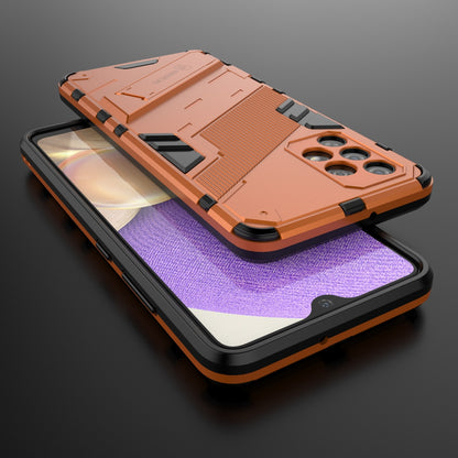 Samsung Galaxy A32 4G Shockproof Phone Case - Punk Armor 2-in-1 PC + TPU with Invisible Holder