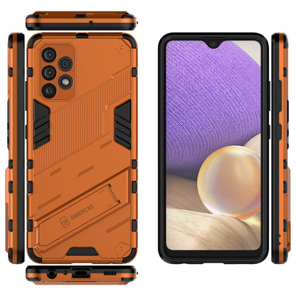 Samsung Galaxy A32 4G Shockproof Phone Case - Punk Armor 2-in-1 PC + TPU with Invisible Holder