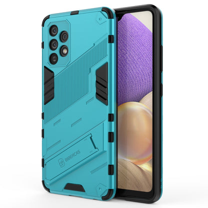Samsung Galaxy A32 4G Shockproof Phone Case - Punk Armor 2-in-1 PC + TPU with Invisible Holder
