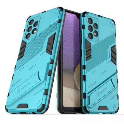 Samsung Galaxy A32 4G Shockproof Phone Case - Punk Armor 2-in-1 PC + TPU with Invisible Holder